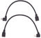 chenyang USB 2.0 Mini USB 5Pin Macho a Hembra Adaptador de Cable de extensión de Datos en ángulo de 90 Grados 2Pcs/Set