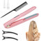 KBIBCK Glätteisen Kabellos, Haarglätter, Mini Haarglätter mit Akku, Haarglätter USB Kabellos, Glätteisen Locken und Glätten 2 in 1, Haarglätter für Frauen, Haar, Pony. Ideal für unterwegs, rosa