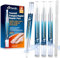 4 Piezas Nail Care Pen, con Lima Uñas, Bolígrafo Cuidado Uñas, Rico en Aloe Vera, Angélica Dahurica, Ciprés y Flor de Capullo Rojo