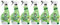 CIF Outdoor Pistolet Spray Nettoyant Anti-Moisissures avec Javel (Lot de 6x450ml)