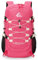 Bseash 40L Leichter wasserdichter Wanderrucksack mit Regenschutz, Outdoor Sport Reise Tagesrucksack Multifunktions Reisetasche für Camping Klettern Skifahren Radfahren (Rosa)