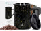 Elemental Summit Coffee Mug - Coffee Cup Travel Mug - Thermal Cup with Handle & Lid - Lightweight Vacuum Insulated Coffee Cup - Hot & Cold Stainless Steel Travel Mugs - Black Speckle - 470ml
