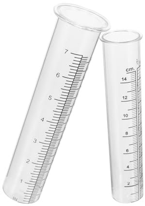 Supvox Regenmengenmesser Garten Transparente Regenmesser Regenmesswerkzeuge Mit Für Garten Und 6 Und Regenwassermessbecher Frostsicher Und Tragbar Regenmesser Ersatzglas Kunststoff