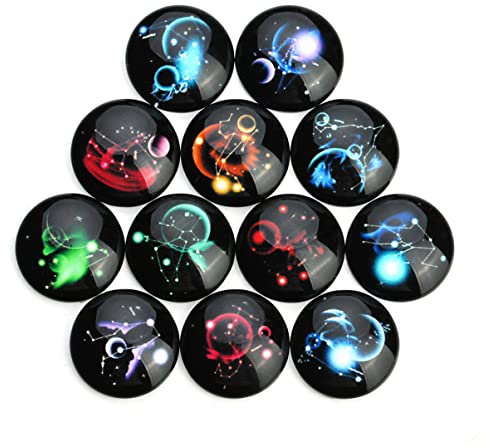 HAPINARY 20St Zubehör zur Schmuckherstellung Cabochons für die Schmuckherstellung Makramee-Zubehör Massenperlen Boxen mit Deckel bastelzeug die bescherung Glas schnappt Cabochons aus Glas