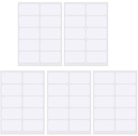 50 Stück Bügelfrei Kleidungsetiketten Handschriftlich Waschbar Kleidung Stoffetiketten Beschriftbare Aufkleber zum Organisieren von Kleidungsstücken