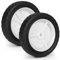 LALAGO 2 pcs. Ø175mm Roue en Caoutchouc, 7in Pneus de Tondeuse à Gazon Chariot Roue Motrice, Roues de Rechange Universelles pour Tondeuse à Gazon, Chariot, Tracteur de Pelouse, Tondeuses