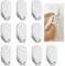 10PCS Small Sticky Hooks for Hanging Extra Strong Self Adhesive Hook Heavy Duty Stick On Hooks for Walls, Stainless Steel, Wall Hangers Without Nails for Bathroom Kitchen Hanging Coat Cloth Towel Key