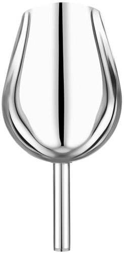 STOBAZA Pala para Hielo de Acero Inoxidable, Multiusos Cucharas para Cubitos Harina Granos Frijoles Jardín y Dulces, para Cocina Bar y Supermercado, 32X15cm