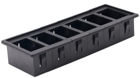 CTIRCHIU Usb Schalterhalterung Gehäusebausatz 15,7x5,2x2,7cm Aus Feuerfestem Abspc Für Fahrzeug Und Boot Kippschalter Panel Halterung