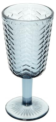 KASANOVA Set 2 calici Acqua Vetro Blu Milo