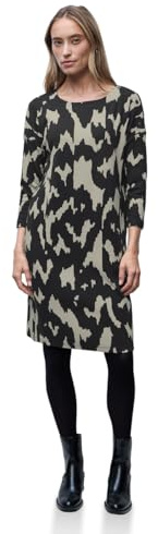 Street One Damen Jacquard-Kleid mit Knöpfen