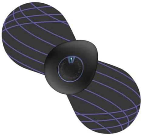 HAWILLOSCH Elektrisches Nackenmassagegerät Kabellos Selbstklebend Tragbar Multifunktionaler Smart Massager für Schmerztherapie und Muskelentspannung Hautfreundliches Material Ergonomisch