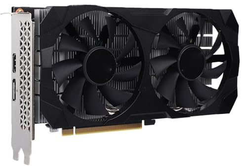 Bewinner RTX 1660 Ti 6GB GDDR6 Graphics Card | 1500MHz Boost, DLSS & Ray Tracing, Dual Fan Cooling for 1080p/1440p Gaming