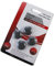 REY 4X Fundas de Goma usables en Mando para DualShock, Joystick para PS4 y Xbox One, en Negro