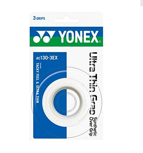 YONEX overgrip AC130-3EX extra dünn 3 Stück weiß