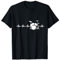 EKG Schlagzeug T-Shirt für Schlagzeuger und Drummer Shirts T-Shirt