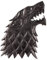 HOPLO Wandschmuck Wolf Fenrir Fenris Loki Wandbild Ragnarök Wikinger Schwarz
