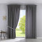 2er Set Vorhänge Blickdicht »Palermo« HxB 250x300 cm Grau Gardinen Extra Breit Matt Lichtdurchlässig Verdeckte Schlaufen Raffhalter Gardinenband, 100002651-2