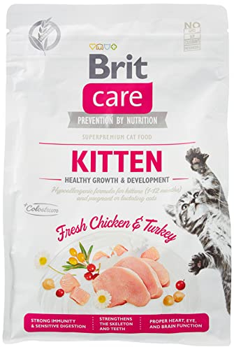 BRIT Care Grain Free Kitten Healthy Growth mit Huhn und Pute 2 kg