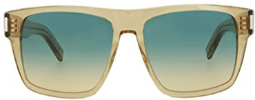 SAINT LAURENT SL 424 Brille, Brown-Brown-Green, 56 für Damen, Braun/Braun/Grün, 54