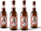 Bierflaschen Etikett personalisiert mit Foto & Text | Aufkleber-Set | ab 6 Stück | Motiv: Peter (Rot)