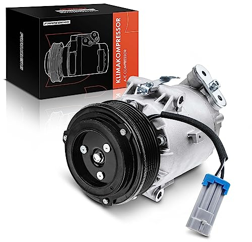 Frankberg Compressore dell'aria condizionata con frizione Diesel Compatibile con Astra G F35 F70 T98 Corsa C Combi/Berlina X01 Zafira/Zafira Family B A05 8FK351127761, compreso l'olio preconfezionato