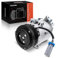 Frankberg Compressore dell'aria condizionata con frizione Diesel Compatibile con Astra G F35 F70 T98 Corsa C Combi/Berlina X01 Zafira/Zafira Family B A05 8FK351127761, compreso l'olio preconfezionato