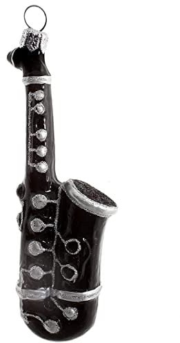 HAMBURGER WEIHNACHTSKONTOR® - Christbaumschmuck - Saxophon in schwarz