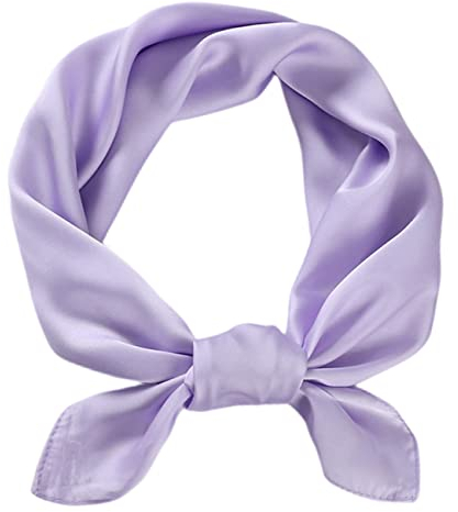 FAIRYGATE Bandana Seidentuch Damen Seide Leicht Seidenschal Bandana Halstuch Kopftuch Elegante Schal Tuch Geschenk für Frauen A2305