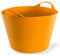 La zappa Flex-Bag Allzweckbehälter aus flexiblem und waschbarem Polypropylen (15 Liter, Orange)