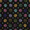 HEKO PANELS Stoff Oxford Wasserdichte Meterware Canvas-Stoff Polyester Stoff Zum Nähen Nähstoffe Möbelstoffe Dekostoffe Handwerken Wasserabweisend Blickdicht Pfoten Bunt 1 Meter 155 x 100 cm