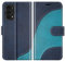 BoxTii Cover per Oppo Reno 6 PRO 5G, Custodia in PU Pelle Portafoglio per Oppo Reno 6 PRO 5G, Magnetica Cover a Libro con Slot per Schede, Blu