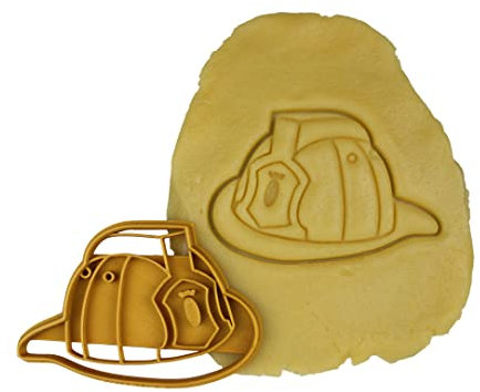 3DKOUPE - Ausstechform Feuerwehrhelm - Feuerwehrmann - Farbe wählbar