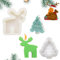 DONGZQAN Weihnachtsbaum Elch Kerzenform, Weihnachtsbaum Kerze Silikonform, Weihnachtsbaum Kerzenform, Wird Zur Kerzen-, Seifen- Und Schokoladenherstellung Verwendet., Elk+Christmas tree
