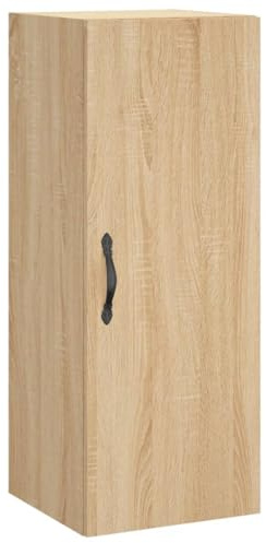 vidaXL Wandschrank Sonoma-Eiche 34,5x34x90 cm Holzwerkstoff