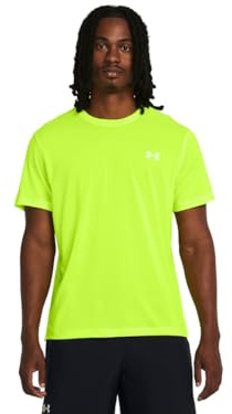 Under Armour Herren Launch Shortsleeve Tee Laufbekleidung Laufshirt Morph Green - Limette M