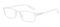 OKH Blaues Licht blockierende Brille für Herren Damen Computer Gaming Brille Anti Blendung Anti Augen Stamm Reduzieren Kopfschmerzen Brillen mit Federscharnieren (Transparent Rechteck)