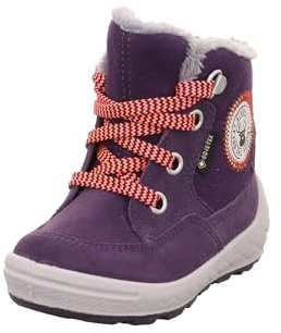 Superfit Mädchen GROOVY warm gefütterte Gore-Tex Stiefel, LILA/ORANGE 8500