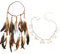 VJUYSW 2Bandeau en Plumes, Coiffure Boho, Bandeau Indien en Plumes, postiche, Festival, Costume, Accessoire de Cheveux pour Femme