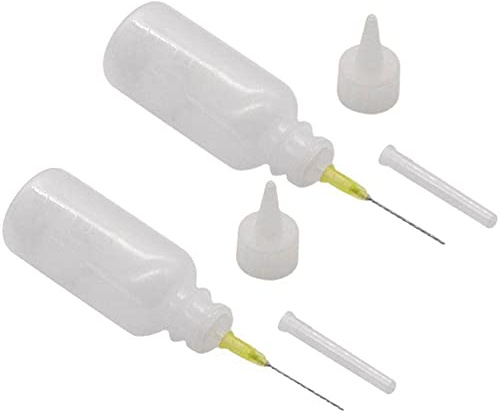 Fituenly 2pcs 100ml Needle Tip Soldering Cleaning Clear Liquid Flux Alcohol Oil Dispenser Plastic Hand Bottle Cleaner Diy Repair Tools