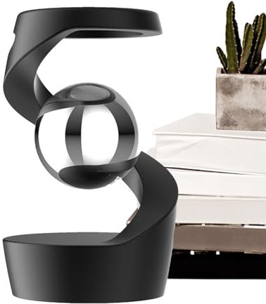 Eoixuqba Schwebendes Schreibtisch Spielzeug, 65x40mm Rotierendes Schreibtischspielzeug, Aufgehängtes Desktop-Gyroskop, Der Schwerkraft Trotzendes Kinetisches Schreibtischspielzeug for Den Schreibtisc