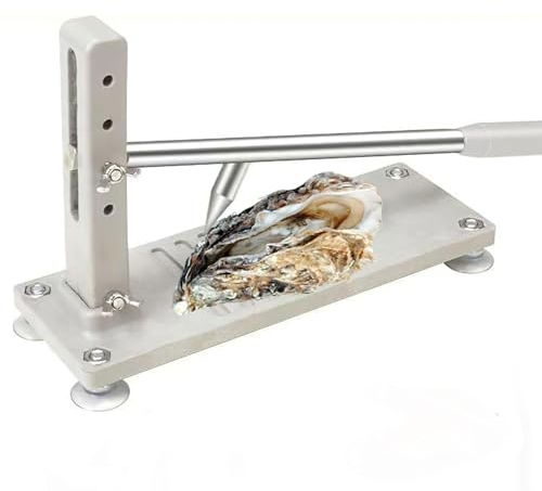 XGHDPBM Stainless Steel Oyster Shucker, Manual Oyster Sheller Shucking Machine, Oyster Shucker Clam Opener Tool Set, Adjustable Shell Shucker Tool for Restaurant Hotel Supermarket Seafood Shop