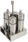 Stainless Steel Cruet Set with Stand Oil Vinegar Salt Pepper Dispenser for Kitchen