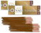 Vijayshree Golden Nag Chandan Räucherstäbchen - 200 g - 10 Packungen mit 20 g (140–180 Stäbchen) Aromatherapie - Meditation - Yoga - Umweltfreundliche Verpackung