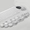 Gel Wrist Rest for Computer Keyboard and Mouse Cloud Wrist Rest Ergonomic Keyboard and Mouse Pad Support for Pain Relief Office Computer Laptop Gaming. (White) (Keyboard+Mouse pad)