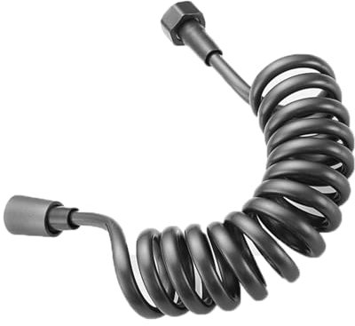TYMYW Bidet Hose for Toilet Flexible Shower Hose Retractable Shower Hose Spiral Hose Bidet Sprayer Spring Hose,Grey,5M