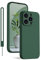 KPPIT Silikon Hülle für iPhone 12 Pro Hülle mit Lanyard, Handyhülle Ultra Dünn mit Microfiber,Kratzfeste Rundumschutz Schutzhülle für iPhone 12 Pro Case 6.1'' Nachtgrün