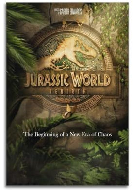 AKRHARWB Jurassic World Poster, Wandkunst, Vintage, elegantes Poster, dekoratives Gemälde für Wohnzimmer, Schlafzimmer, ästhetisches Poster, 30 x 45 cm, ungerahmter Stil