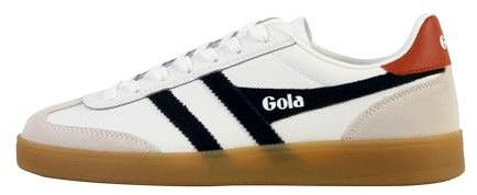 Gola Viper Herren Sneaker aus Leder, Weiß/Marineblau/Rost/Gummi, 46 EU