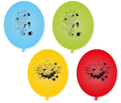 8 Luftballons * DIE OLCHIS * als Deko für Kinderparty und Kindergeburtstag | Olchi Ballons Balloons Ballondeko Kinder Geburtstag Party Set